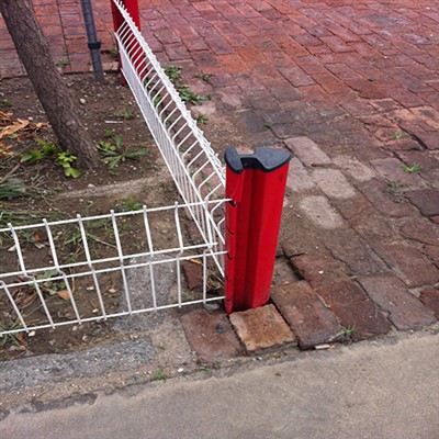 D post o ogrodzeniu rozmiaru